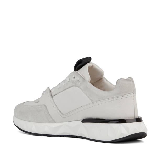 Beyaz Hakiki Deri Erkek Sneaker - E26I1AY57599-W25 - 4