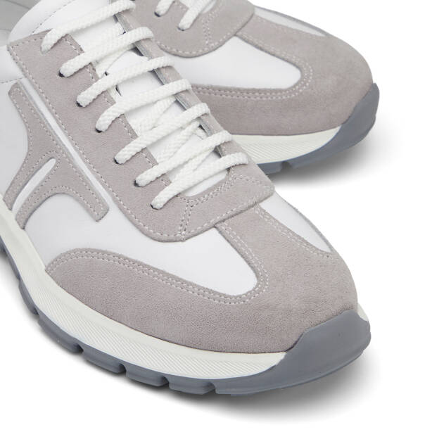 Beyaz Hakiki Deri Erkek Sneaker - E26I1AY57648-W25 - 3