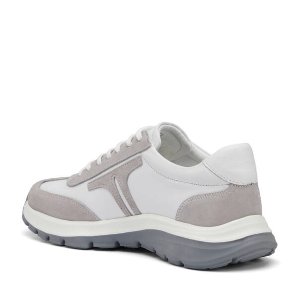 Beyaz Hakiki Deri Erkek Sneaker - E26I1AY57648-W25 - 4