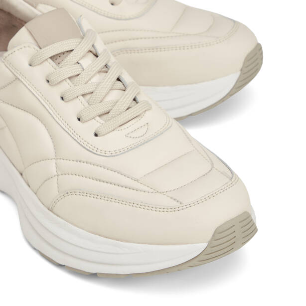 Beyaz Hakiki Deri Erkek Sneaker - E26I1AY57727-N3O - 3