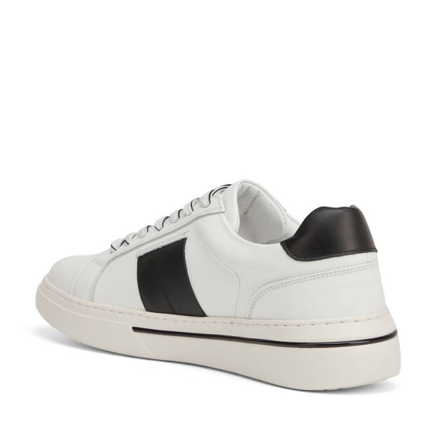 Beyaz Hakiki Deri Erkek Sneaker - E26I1AY57759-A26 - 4