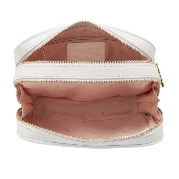 Beyaz Hakiki Deri Kadın El Çantası - S26Y1BC80361-B69 - 4