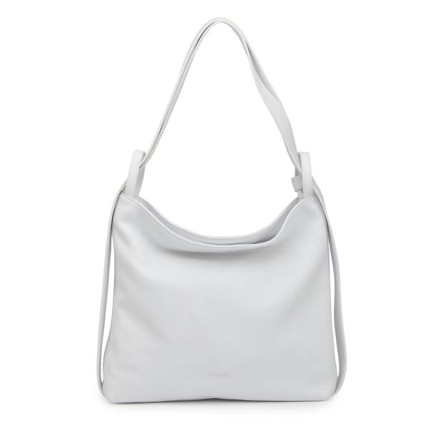 Beyaz Hakiki Deri Kadın Omuz Çantası - S26Y1BC79910-B69 - 1