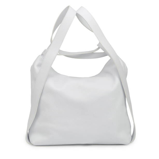 Beyaz Hakiki Deri Kadın Omuz Çantası - S26Y1BC79910-B69 - 3