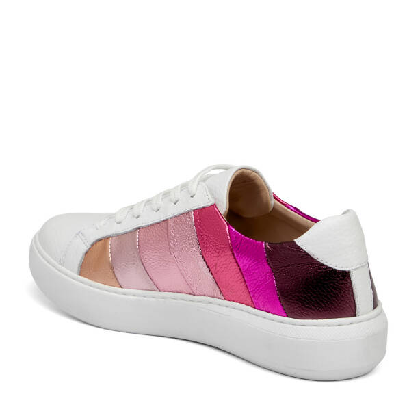 Beyaz Hakiki Deri Kadın Sneaker - K25I1AY67764-B69 - 3