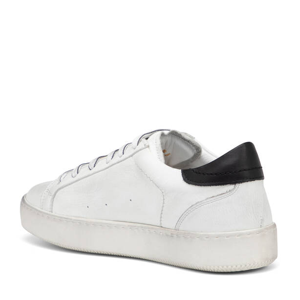 Beyaz Hakiki Deri Kadın Sneaker - K25I1AY68072-A26 - 4