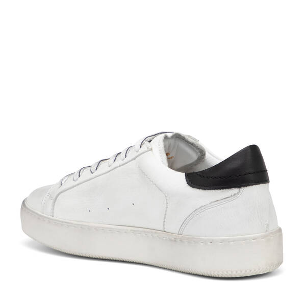 Beyaz Hakiki Deri Kadın Sneaker - K25I1AY68072-A26 - 4