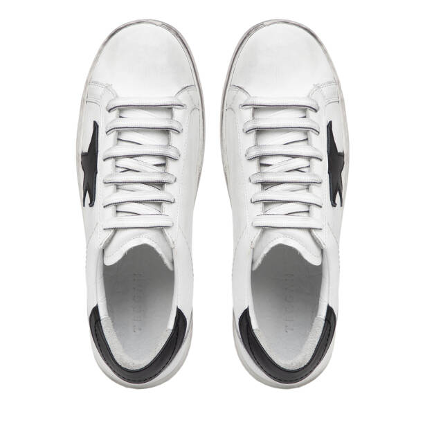 Beyaz Hakiki Deri Kadın Sneaker - K25I1AY68072-A26 - 5