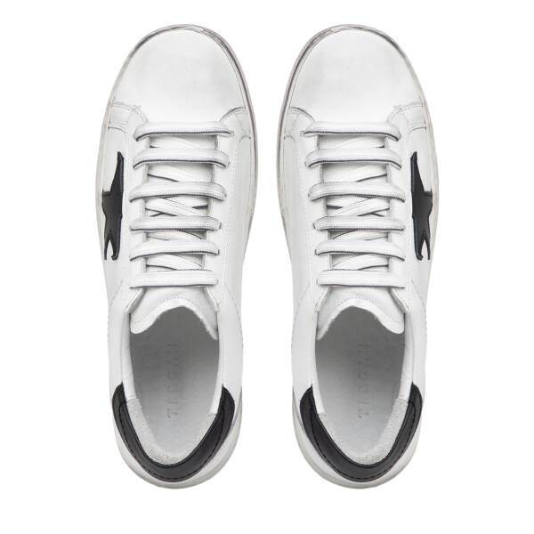 Beyaz Hakiki Deri Kadın Sneaker - K25I1AY68072-A26 - 5