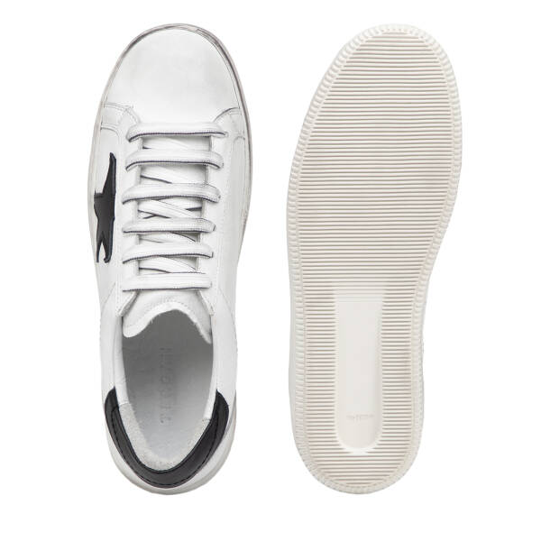 Beyaz Hakiki Deri Kadın Sneaker - K25I1AY68072-A26 - 6