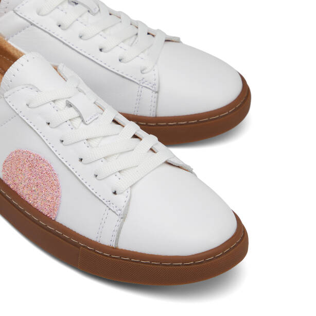 Beyaz Hakiki Deri Kadın Sneaker - K26I1AY68405-A26 - 3