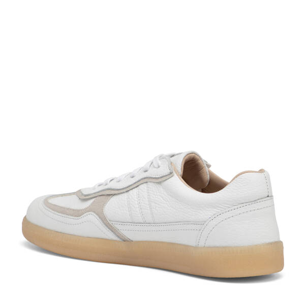Beyaz Hakiki Deri Kadın Sneaker - K26I1AY68412-B69 - 4