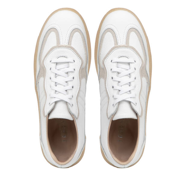 Beyaz Hakiki Deri Kadın Sneaker - K26I1AY68412-B69 - 5