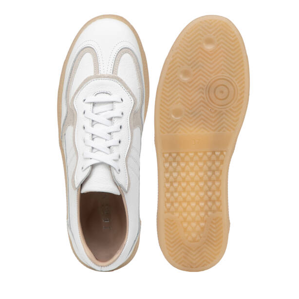 Beyaz Hakiki Deri Kadın Sneaker - K26I1AY68412-B69 - 6