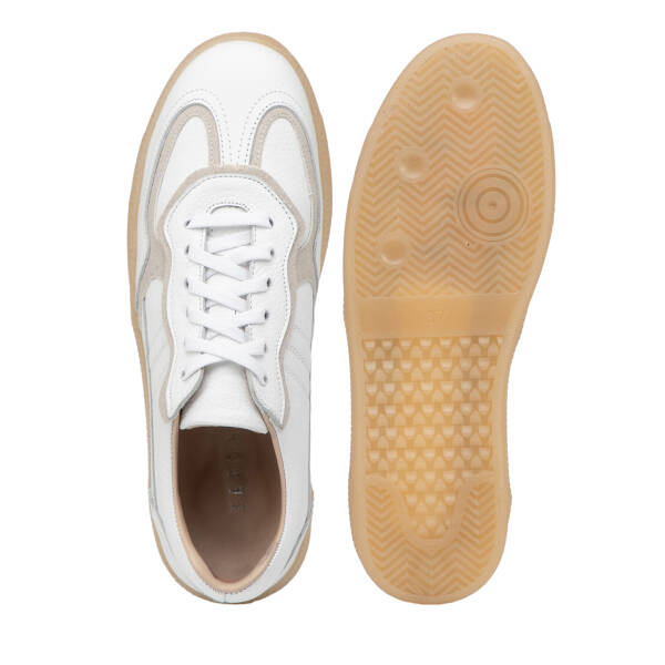 Beyaz Hakiki Deri Kadın Sneaker - K26I1AY68412-B69 - 6