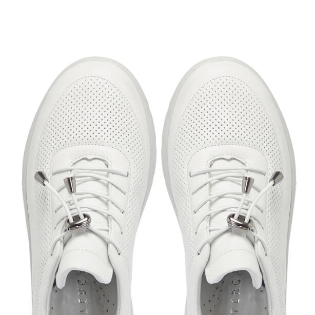 Beyaz Hakiki Deri Kadın Sneaker - K26I1AY68423-A26 - 5