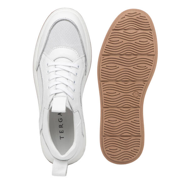Beyaz Hakiki Deri Kadın Sneaker - K26I1AY68463-A26 - 6