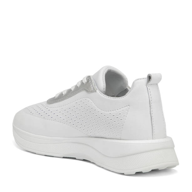 Beyaz Hakiki Deri Kadın Sneaker - K26I1AY68472-A26 - 4