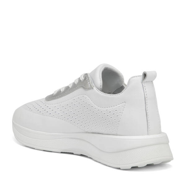 Beyaz Hakiki Deri Kadın Sneaker - K26I1AY68472-A26 - 4