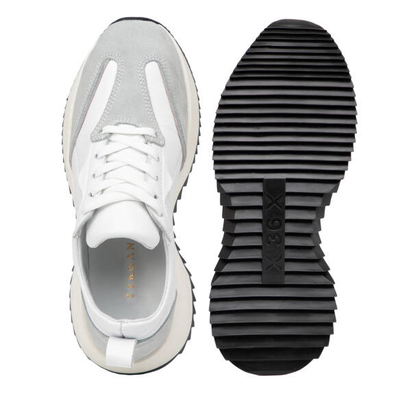 Beyaz Hakiki Deri Kadın Sneaker - K26I1AY68473-A26 - 6