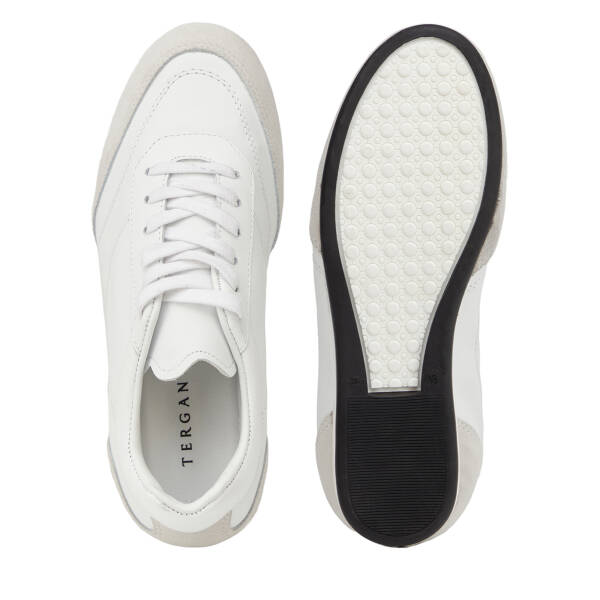 Beyaz Hakiki Deri Kadın Sneaker - K26I1AY68622-A26 - 6