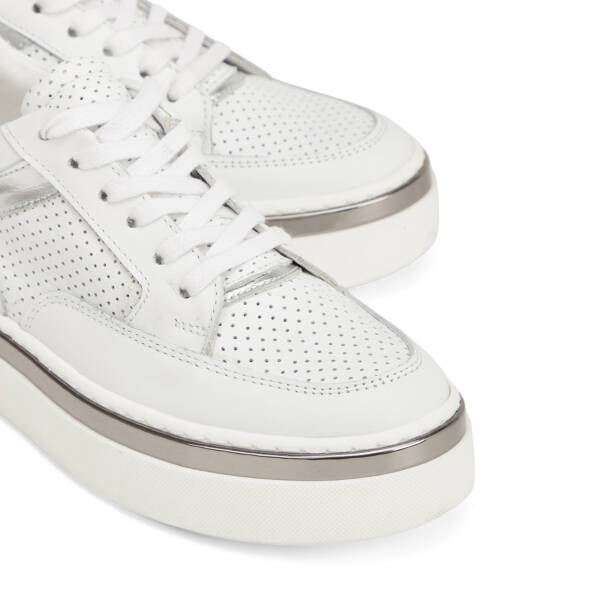 Beyaz Hakiki Deri Kadın Sneaker - K26I1AY68623-A26 - 3