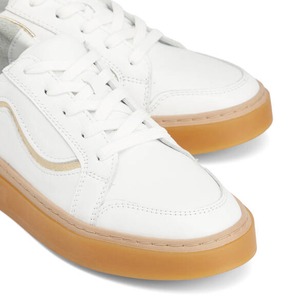 Beyaz Hakiki Deri Kadın Sneaker - K26S1AY68934-A26 - 3