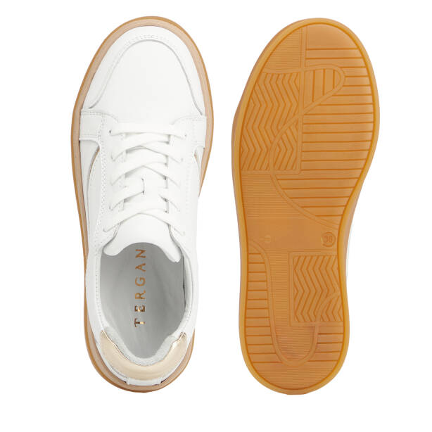 Beyaz Hakiki Deri Kadın Sneaker - K26S1AY68934-A26 - 5