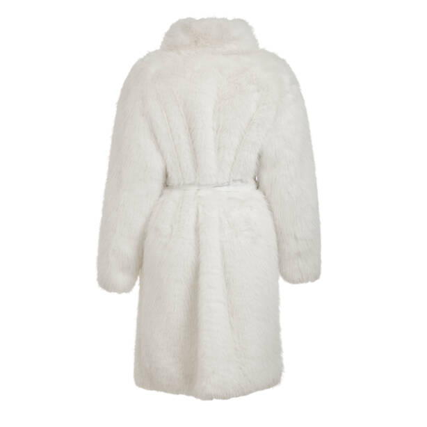 Beyaz Hakiki Deri Kadın Deri Mont - K24KKM320472-U5W - Tergan Four Season