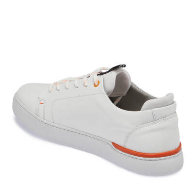  Beyaz Nubuk Deri Erkek Sneaker - E24I1AY56823-A26 - 2
