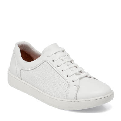  Beyaz Nubuk Deri Erkek Sneaker - E24I1AY56825-A26 