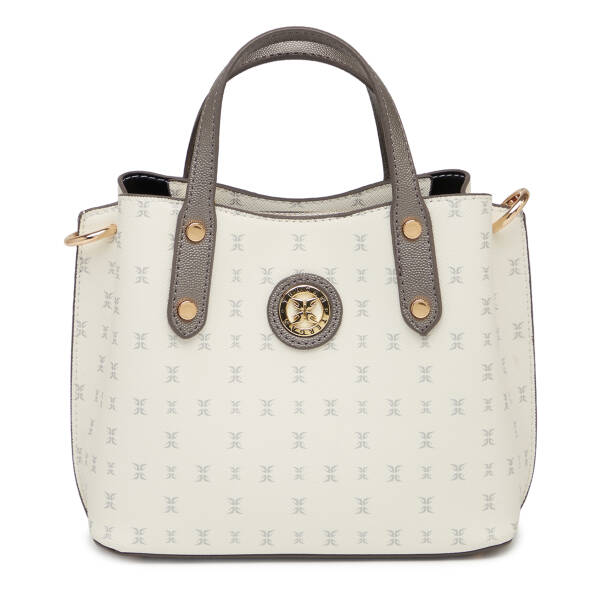 Beyaz Print Kadın Çapraz Askılı Çanta - S1WPR0000806-U1A 