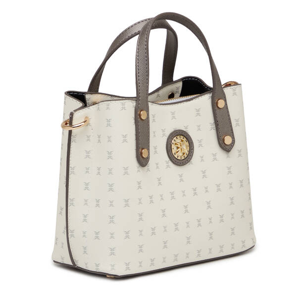 Beyaz Print Kadın Çapraz Askılı Çanta - S1WPR0000806-U1A - 2