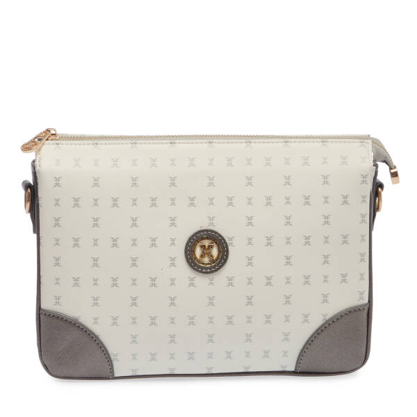 Beyaz Print Kadın Çapraz Askılı Çanta - S26Y1PR09090-U1A - 1