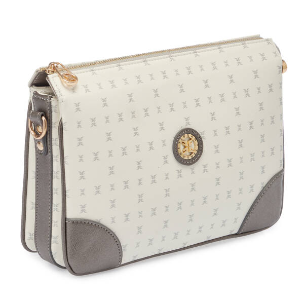 Beyaz Print Kadın Çapraz Askılı Çanta - S26Y1PR09090-U1A - 2