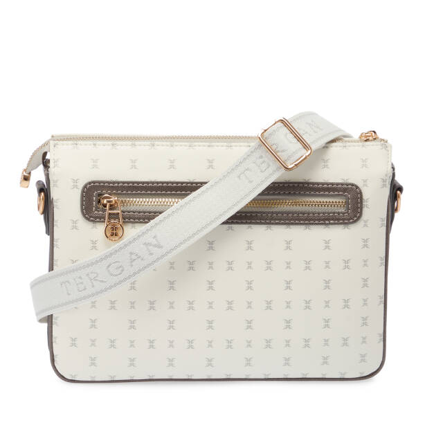 Beyaz Print Kadın Çapraz Askılı Çanta - S26Y1PR09090-U1A - 3