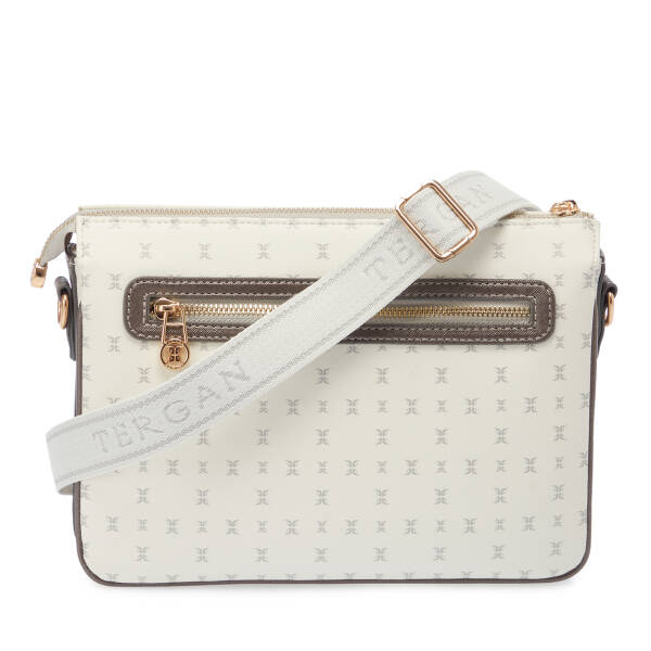 Beyaz Print Kadın Çapraz Askılı Çanta - S26Y1PR09090-U1A - 3