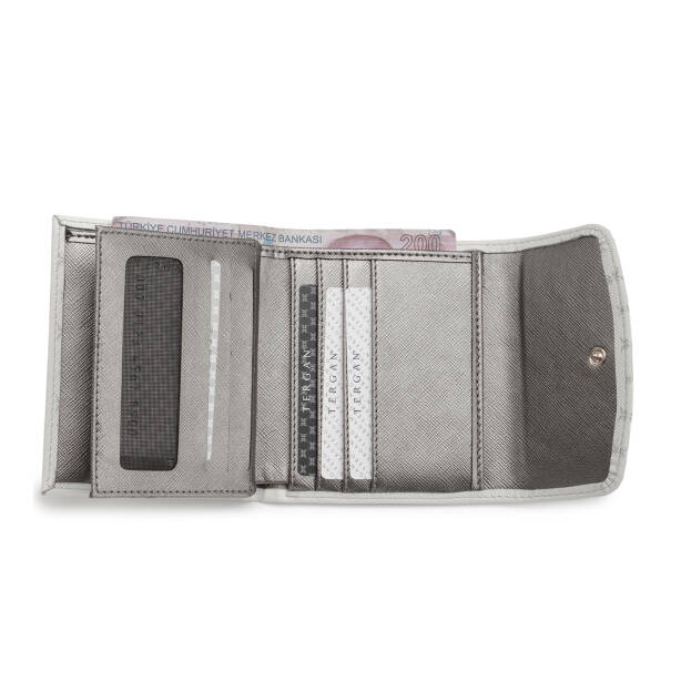 Beyaz Print Kadın Cüzdan - S1CB00055824-U1A - Tergan