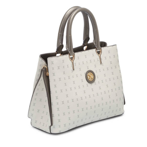 Beyaz Print Kadın El Çantası - S25Y1PR09162-U1A - Tergan