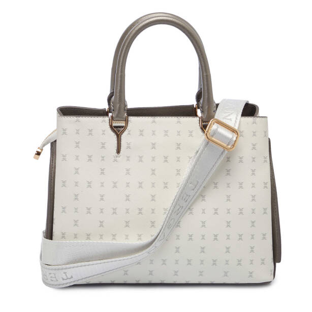 Beyaz Print Kadın El Çantası - S25Y1PR09162-U1A - Tergan