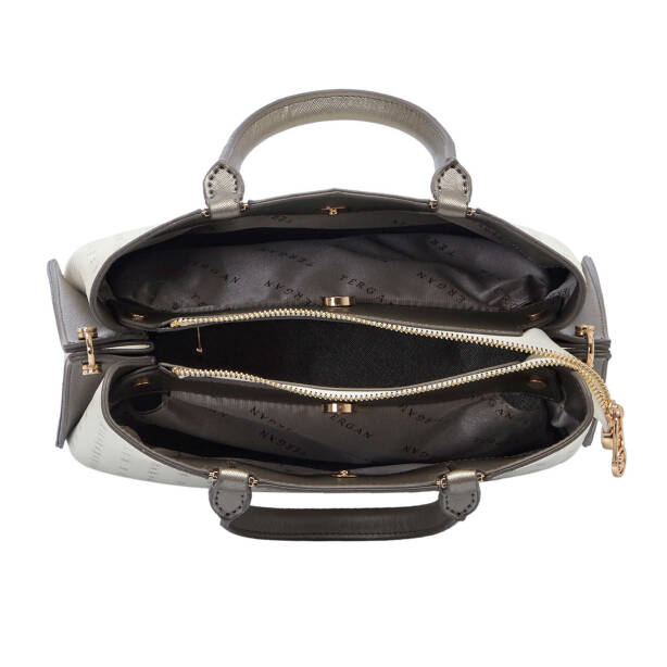 Beyaz Print Kadın El Çantası - S25Y1PR09162-U1A - Tergan