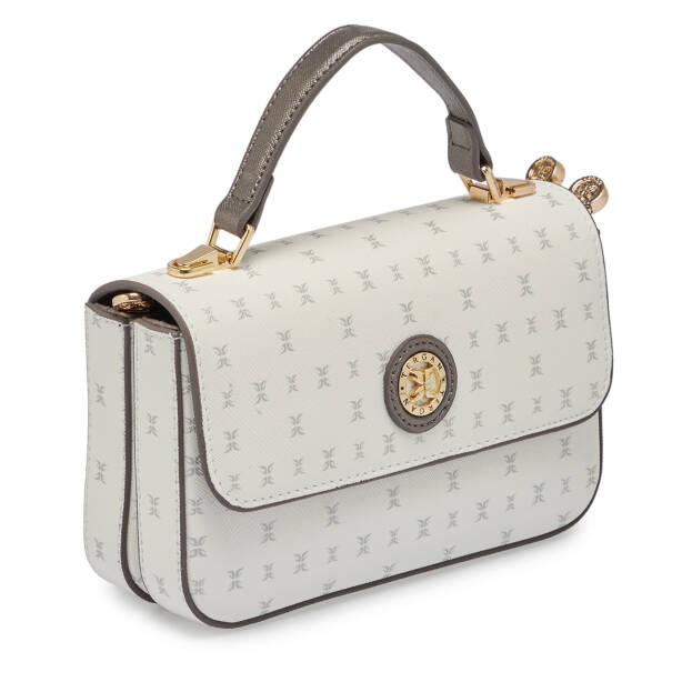 Beyaz Print Kadın El Çantası - S26Y1PR09154-U1A - 2