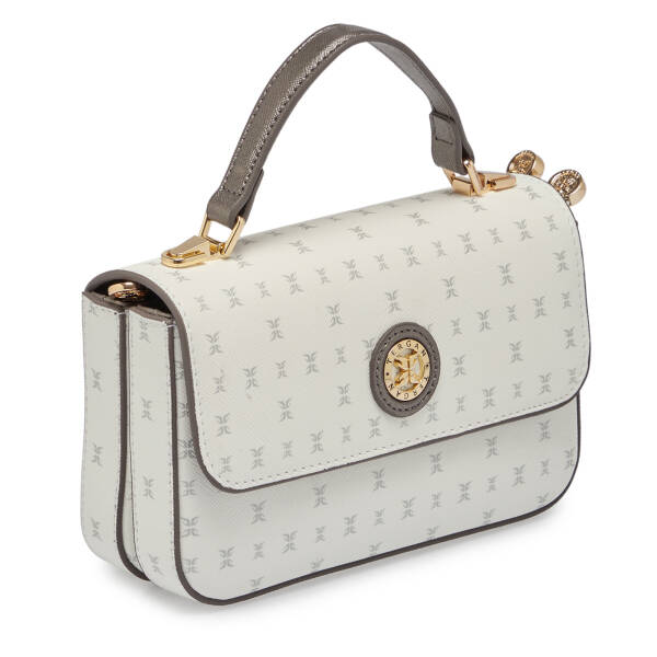 Beyaz Print Kadın El Çantası - S26Y1PR09154-U1A - 2