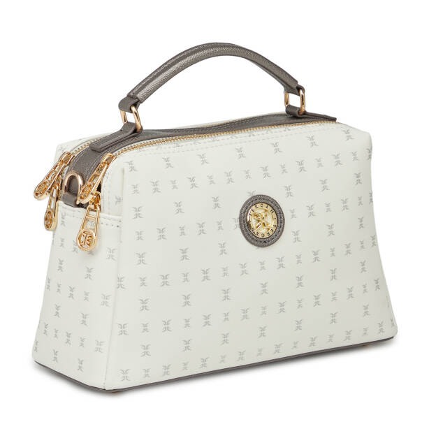 Beyaz Print Kadın El Çantası - S26Y1PR09182-U1A - 2