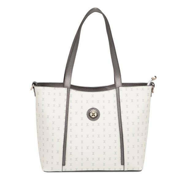 Beyaz Print Kadın Omuz Çantası - S1WPR0000804-U1A 