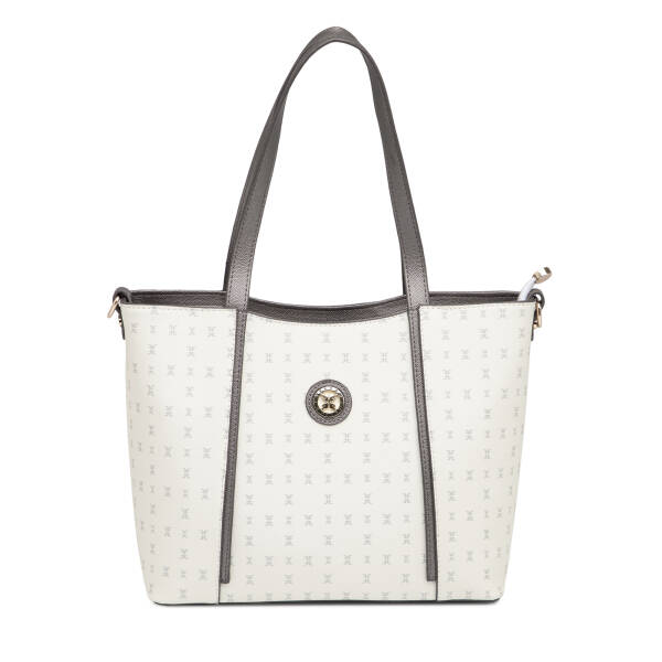 Beyaz Print Kadın Omuz Çantası - S1WPR0000804-U1A - 1