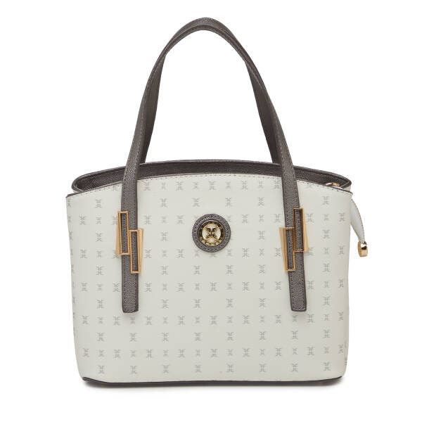 Beyaz Print Kadın Omuz Çantası - S1WPR0000805-U1A - 1