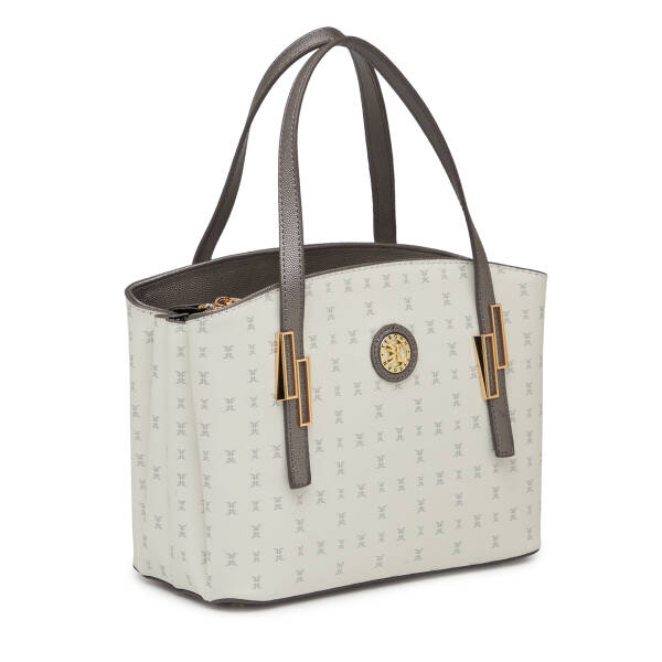 Beyaz Print Kadın Omuz Çantası - S1WPR0000805-U1A - 2