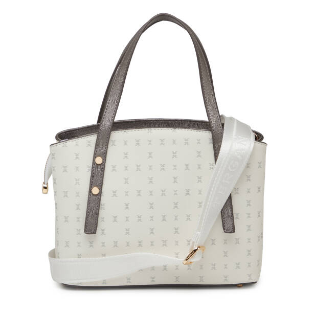 Beyaz Print Kadın Omuz Çantası - S1WPR0000805-U1A - 3