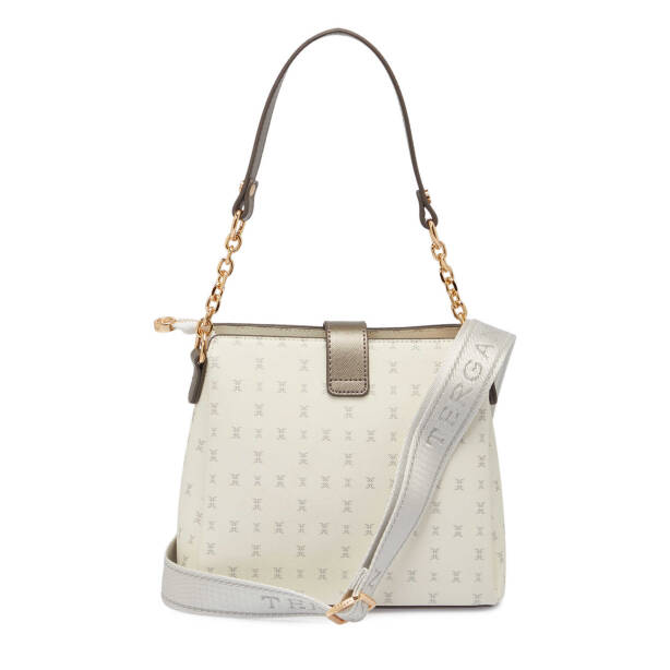 Beyaz Print Kadın Omuz Çantası - S25Y1PR09178-U1A - 3